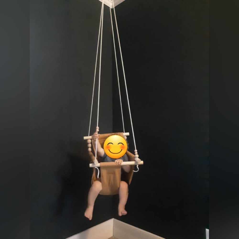 Baby / Toddler ceiling swing with beads